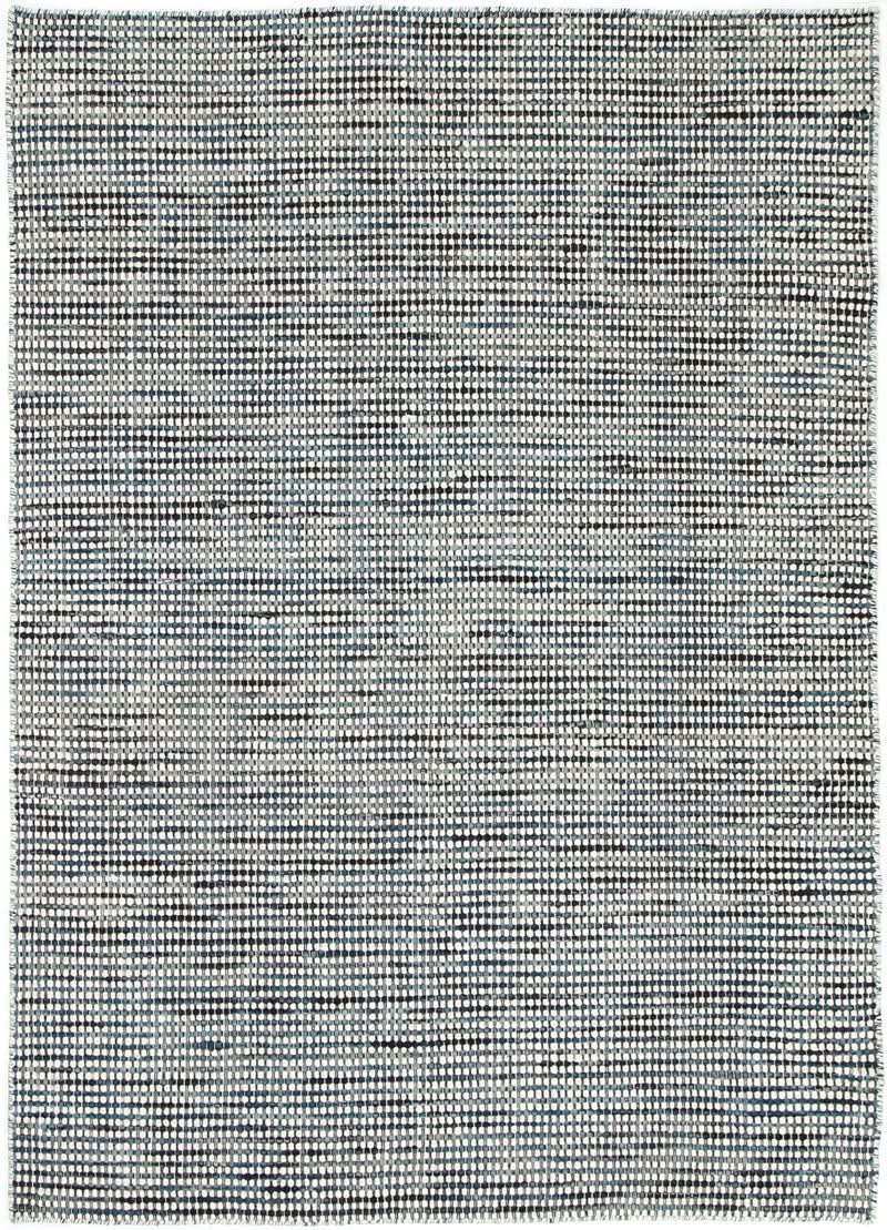 Nordic Teal Reversible Wool Rug wool rug – main product image