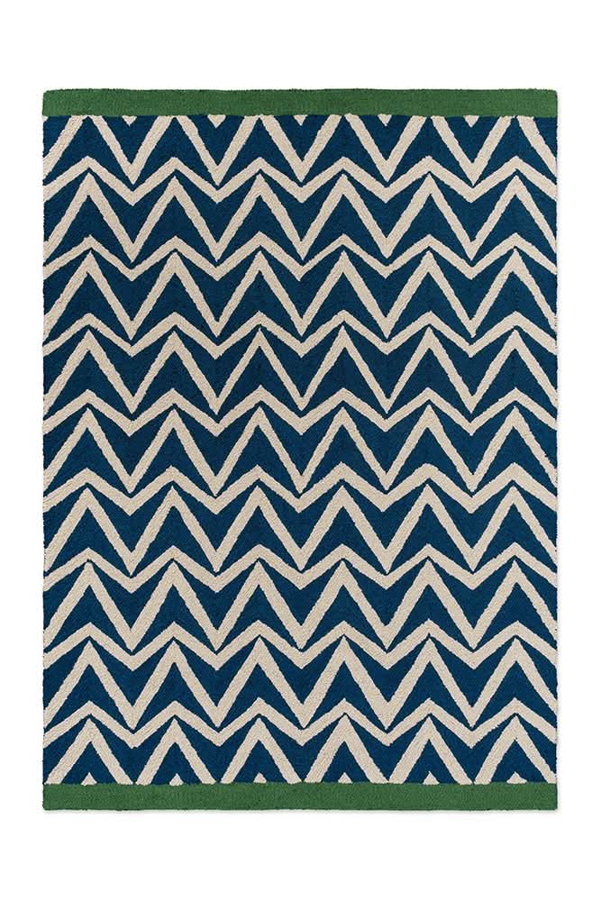 Scion Dhuria Blue Outdoor Rug 426318