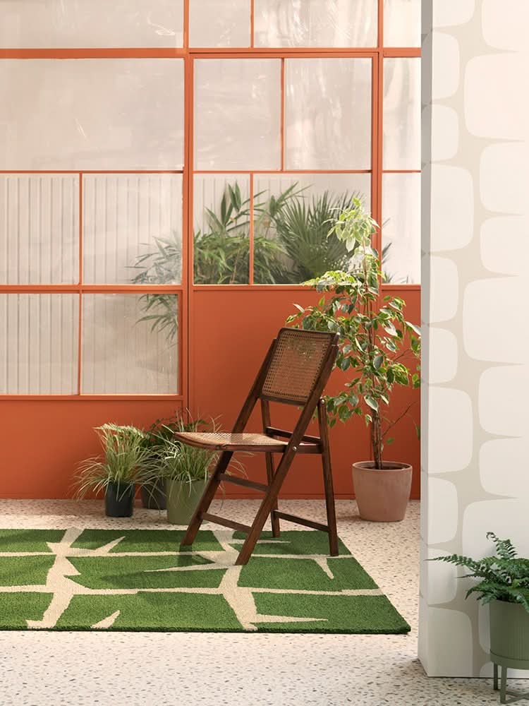 Scion Moki Green Outdoor Rug 426507