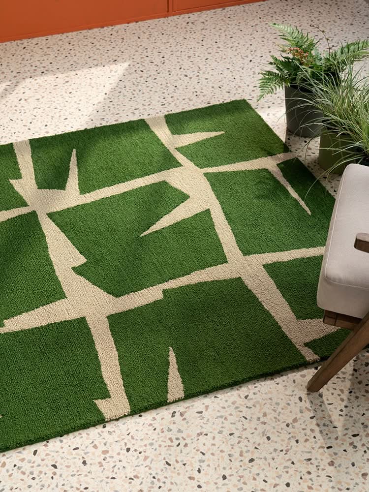 Scion Moki Green Outdoor Rug 426507