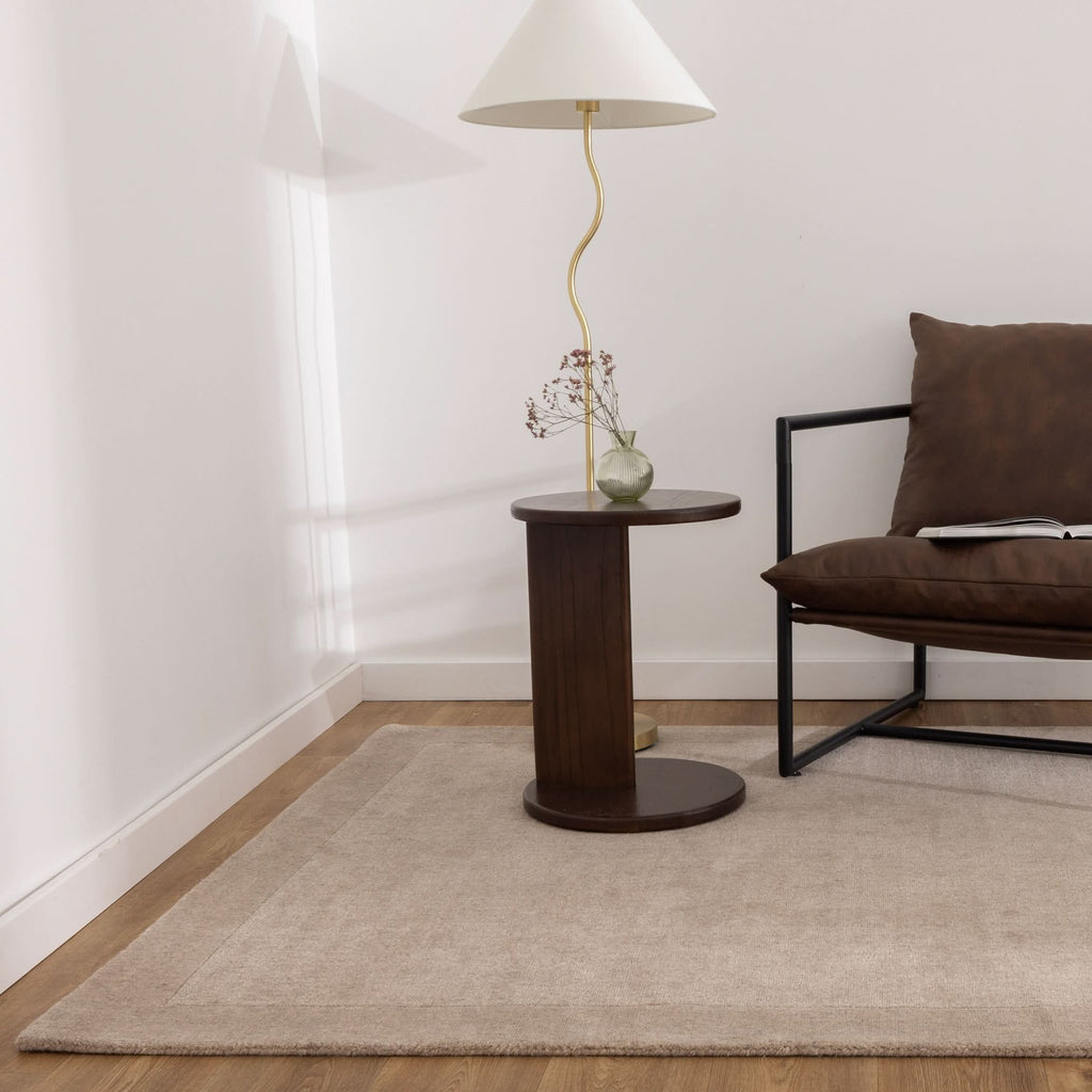 Sedona Caramel Border Wool Rug wool rug – product view 5