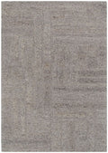 Seren Brown Grey Modern Wool Rug wool rug – main product image