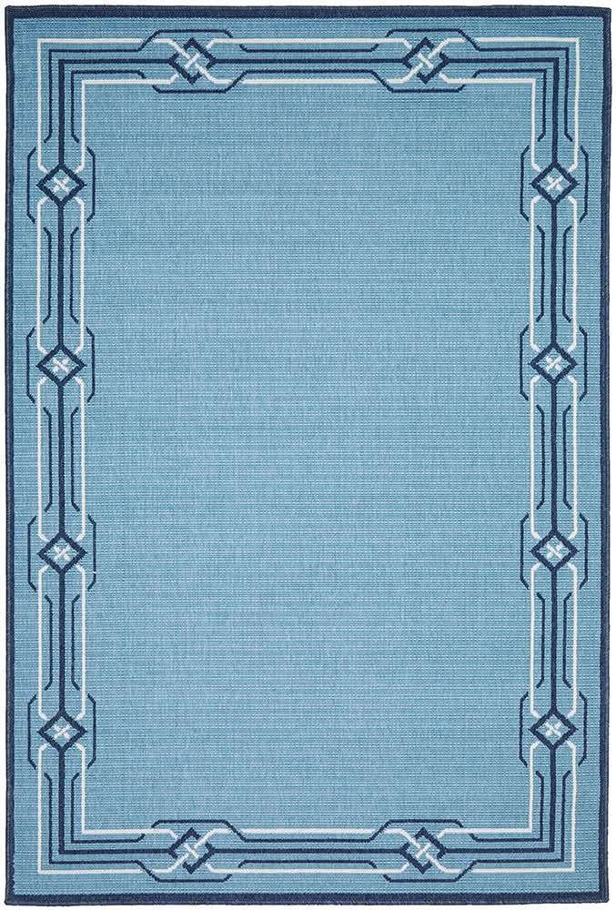 Shoreline 6666 Blue Outdoor Rug