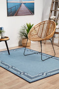 Shoreline 6666 Blue Outdoor Rug