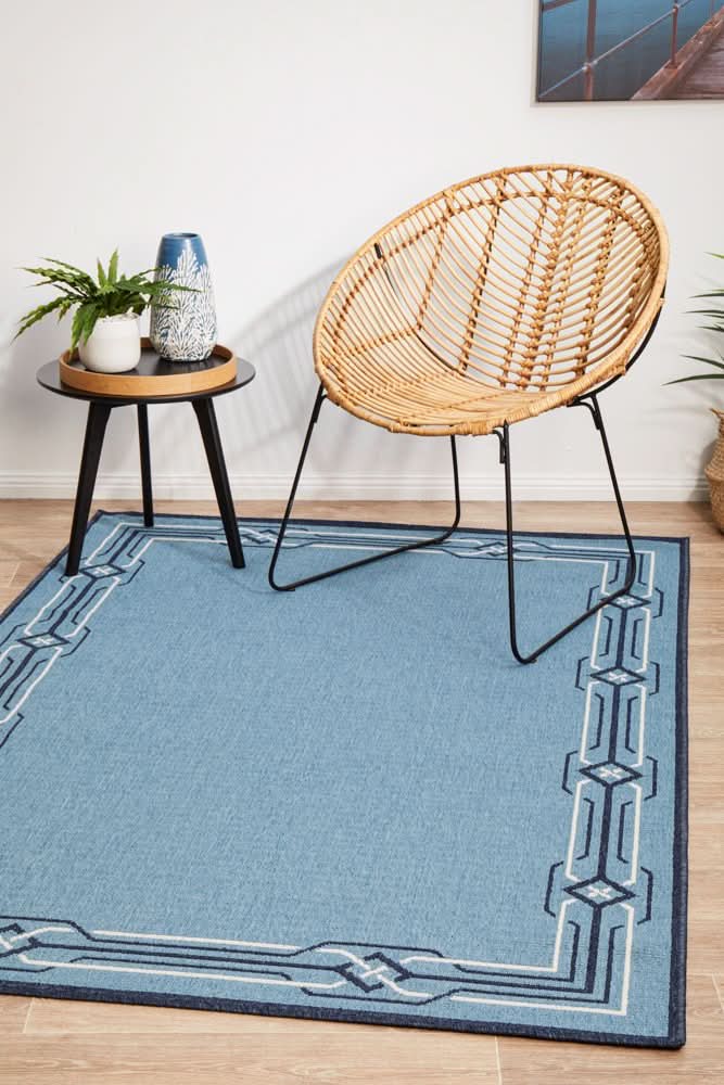 Shoreline 6666 Blue Outdoor Rug