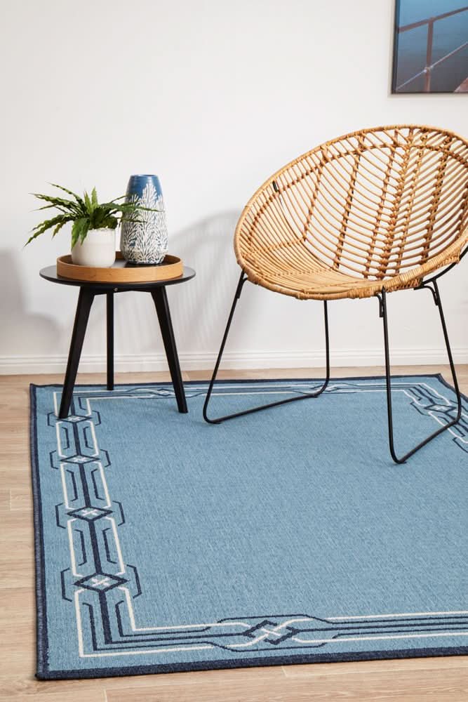 Shoreline 6666 Blue Outdoor Rug