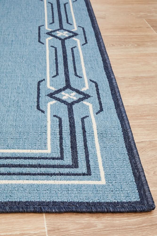 Shoreline 6666 Blue Outdoor Rug