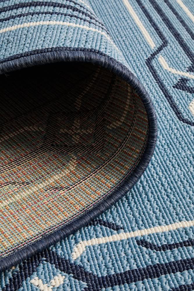 Shoreline 6666 Blue Outdoor Rug