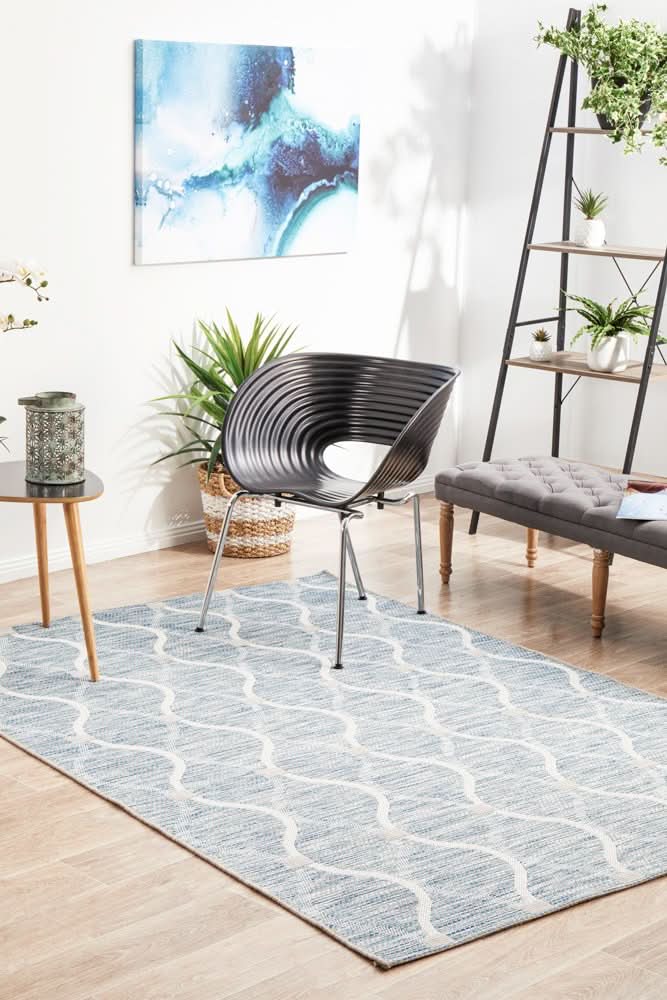 Terrazza 5501 Blue Outdoor Rug