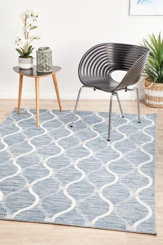 Terrazza 5501 Blue Outdoor Rug