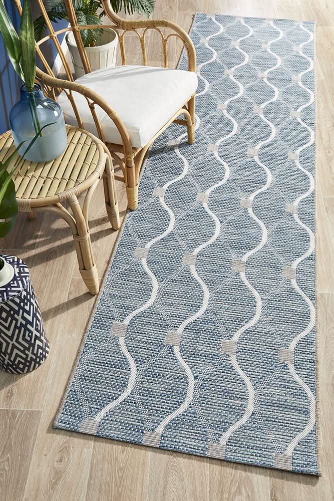 Terrazza 5501 Blue Outdoor Rug
