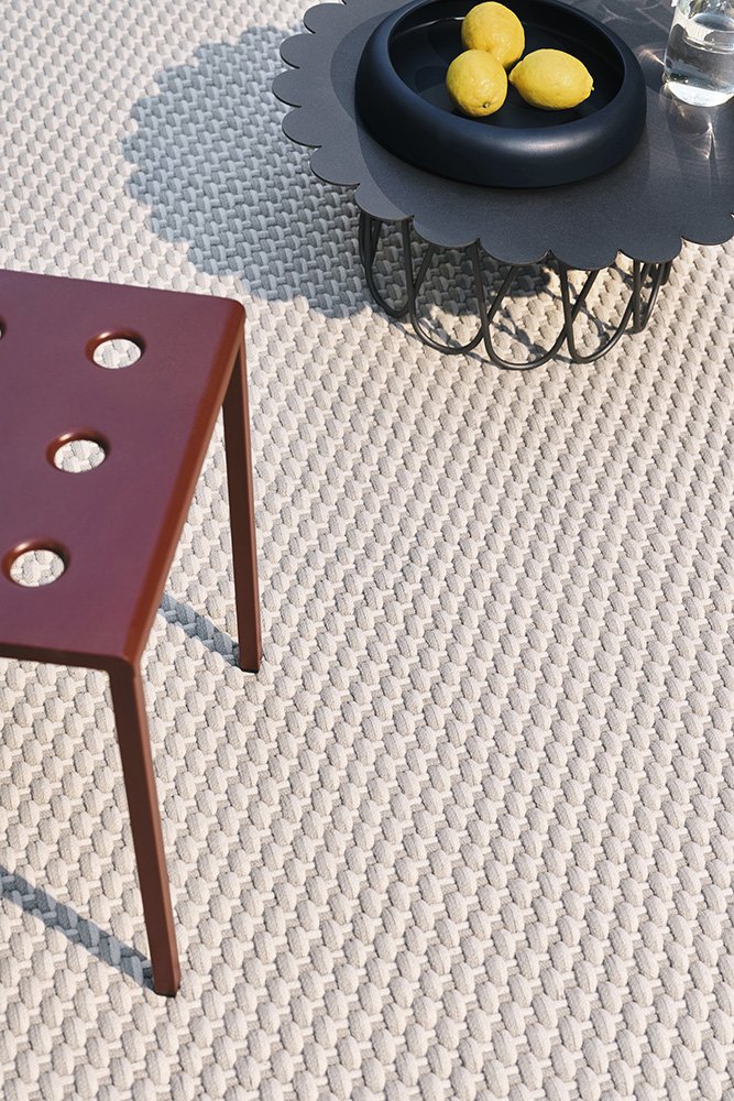 Brink & Campman Treccia Sage Grey-white Sand Outdoor Rug 497201