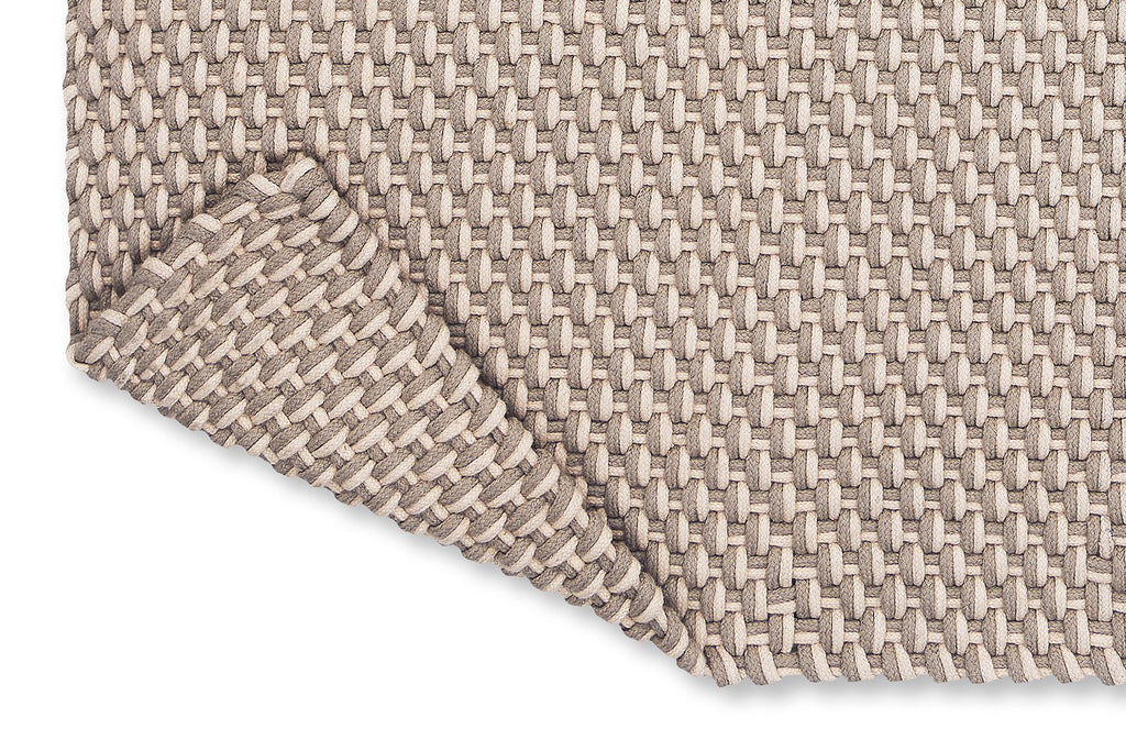 Brink & Campman Treccia Sage Grey-white Sand Outdoor Rug 497201