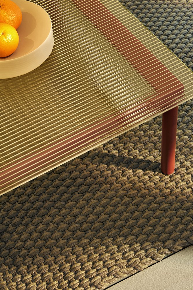 Brink & Campman Treccia Thyme-pine Outdoor Rug 497207