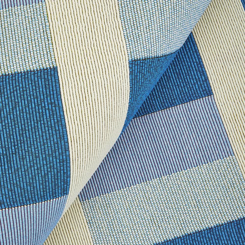 Veduta Lattice Blue Outdoor Rug