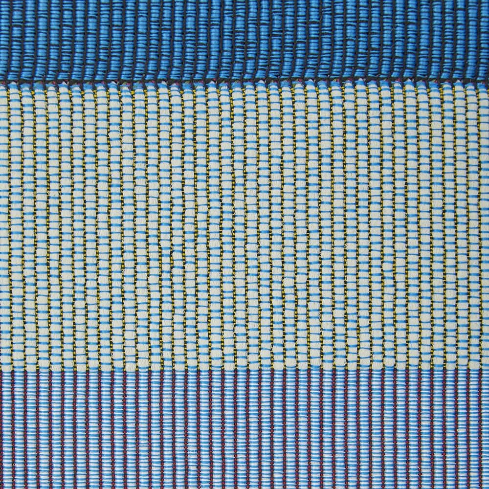 Veduta Lattice Blue Outdoor Rug