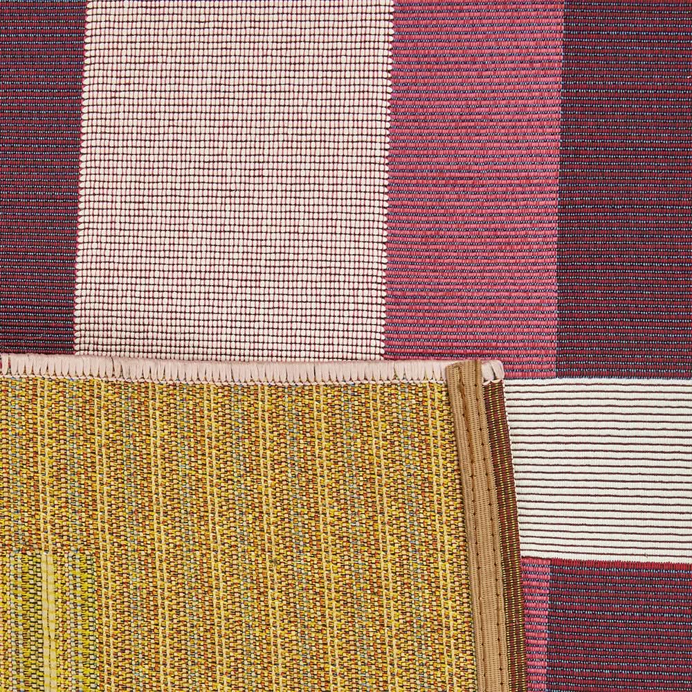 Veduta Lattice Pink Outdoor Rug