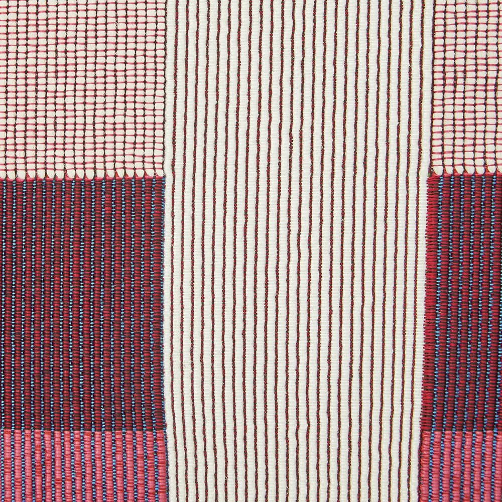Veduta Lattice Pink Outdoor Rug