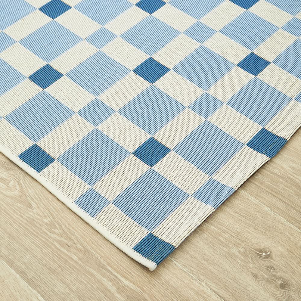 Veduta Tito Blue Outdoor Rug