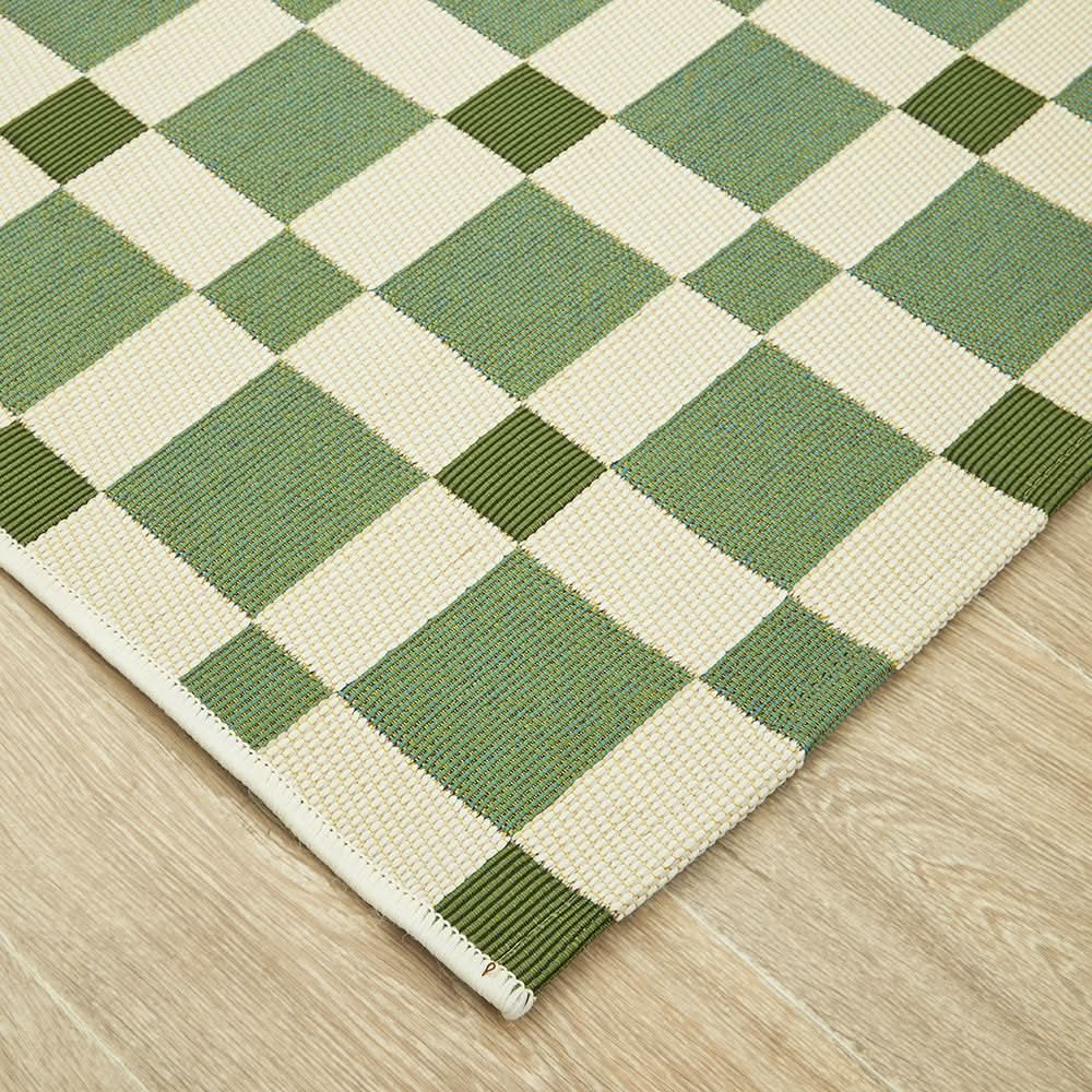 Veduta Tito Green Outdoor Rug