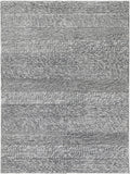 Harlow Grace Charcoal Wool Blend Rug wool rug – main product image