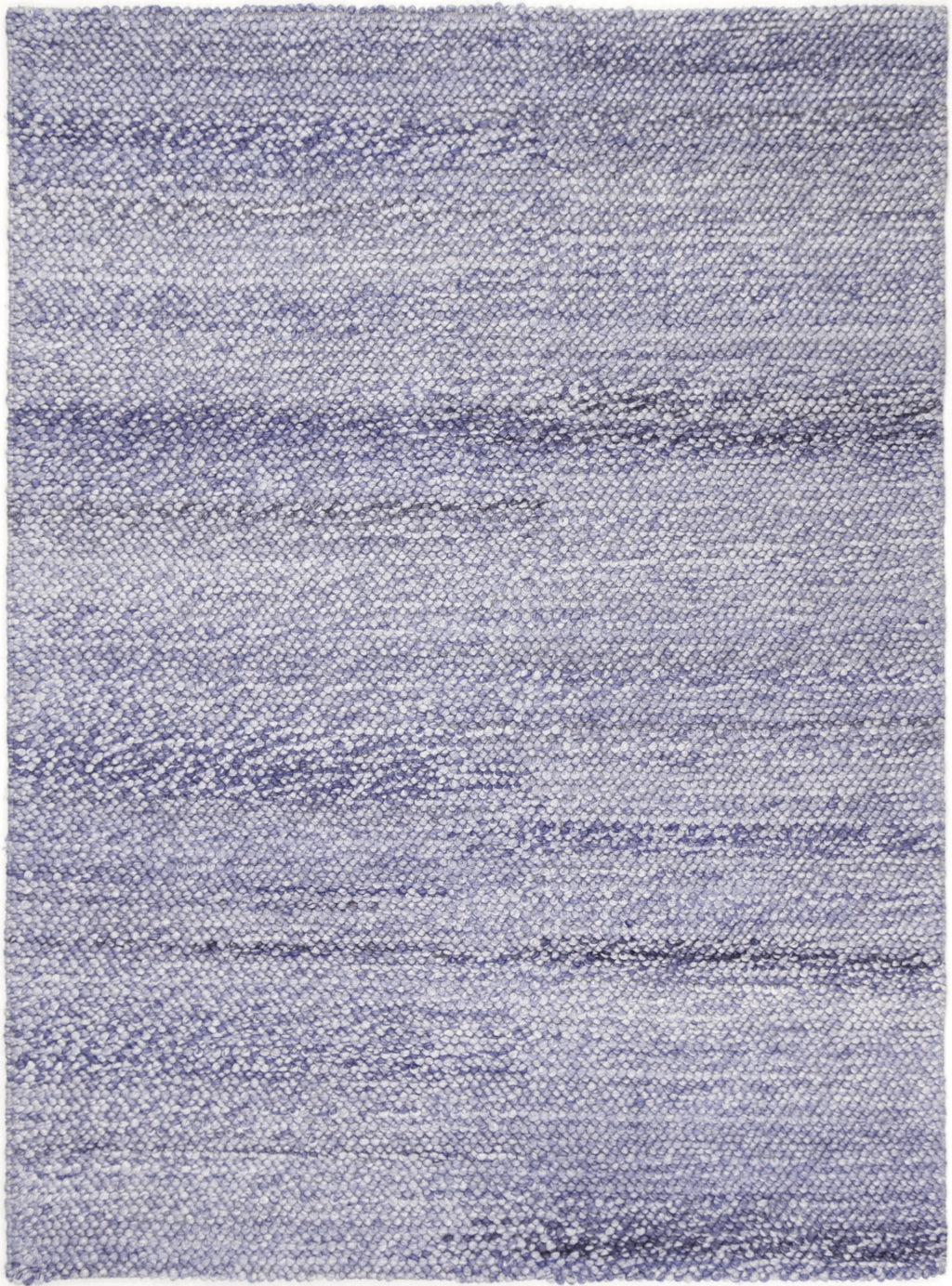 Harlow Loopy Blue Wool Blend Rug wool rug – main product image