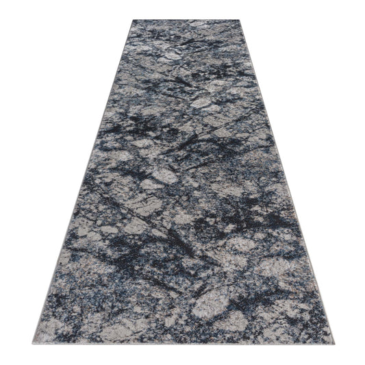 Anatolian Essence 141 Grey Hallway Runner-This exquisite collection is made up of highly versatile designs presented on multi-textured, stain-hiding backgrounds. The harmonious, soft tone colour-scheme used in these rugs makes this range suitable for a la