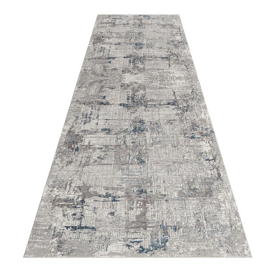 Anatolian Essence 627 Lt Grey Hallway Runner-This exquisite collection is made up of highly versatile designs presented on multi-textured, stain-hiding backgrounds. The harmonious, soft tone colour-scheme used in these rugs makes this range suitable for a