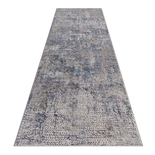 Anatolian Essence 647 Grey Hallway Runner-This exquisite collection is made up of highly versatile designs presented on multi-textured, stain-hiding backgrounds. The harmonious, soft tone colour-scheme used in these rugs makes this range suitable for a la