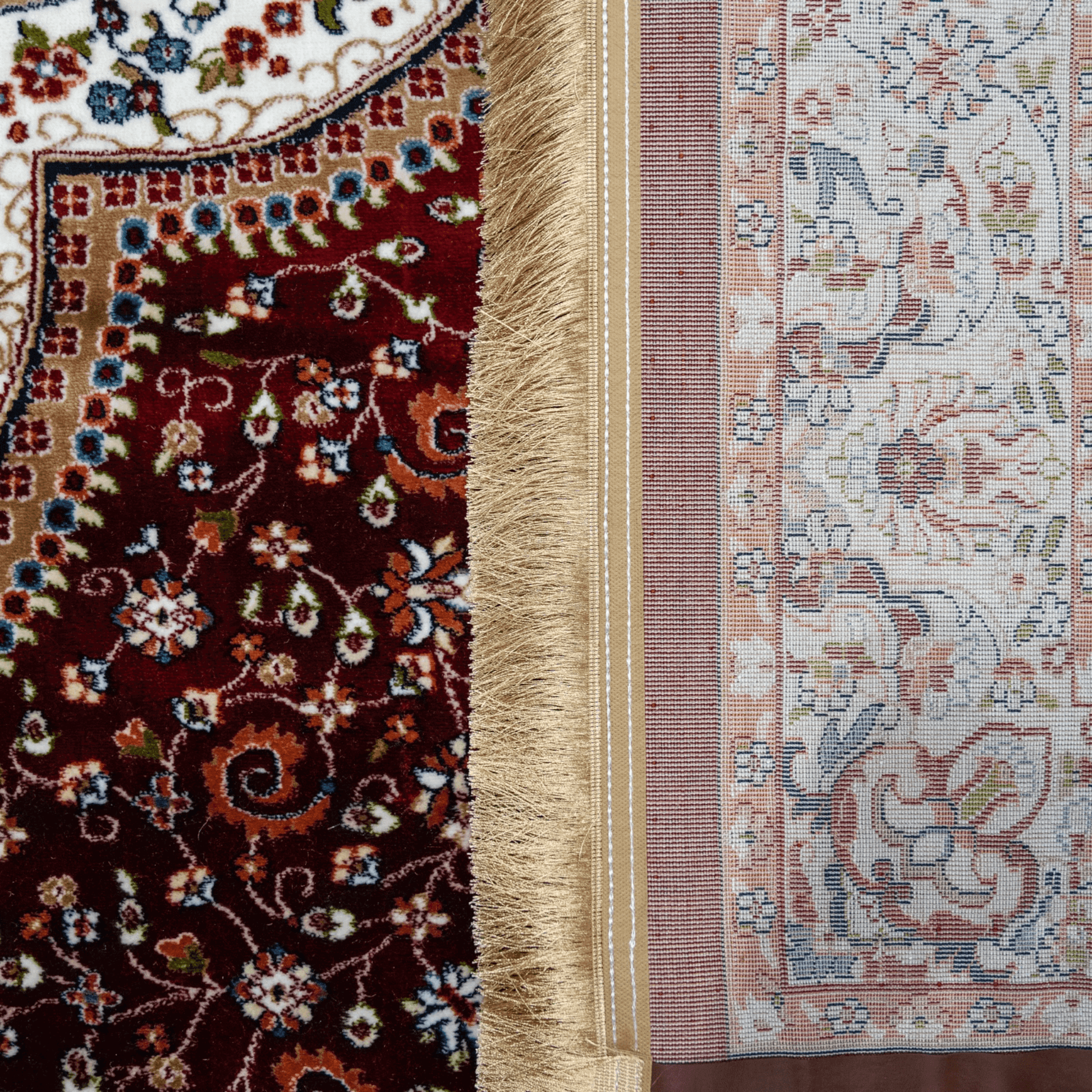 Asaryun Turkish Rugs Bazaar G-Discover the perfect blend of tradition and modernity with our Turkish polyester rug. Featuring a rich blue background with intricate patterns, this durable, easy-to-maintain rug adds elegance to any space. Ideal for high-tra