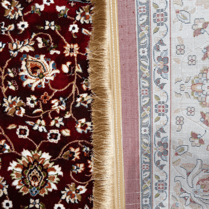 Asaryun Turkish Rugs Bazaar G-Discover the perfect blend of tradition and modernity with our Turkish polyester rug. Featuring a rich blue background with intricate patterns, this durable, easy-to-maintain rug adds elegance to any space. Ideal for high-tra