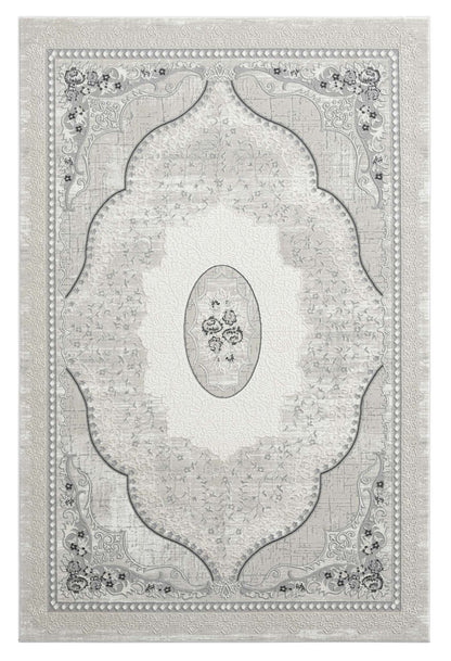 Classic Modern 4002 Grey-This exquisite collection is luxuriously crafted with a fine, soft pile made from polyester and polypropylene, and has a cotton base for extra comfort. The versatile designs in this elegant collection are woven into a multi-textur