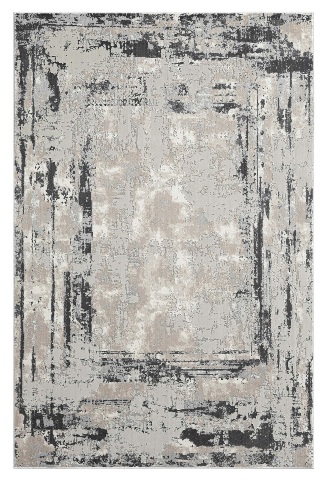 Classic Modern 4006 Grey-This exquisite collection is luxuriously crafted with a fine, soft pile made from polyester and polypropylene, and has a cotton base for extra comfort. The versatile designs in this elegant collection are woven into a multi-textur