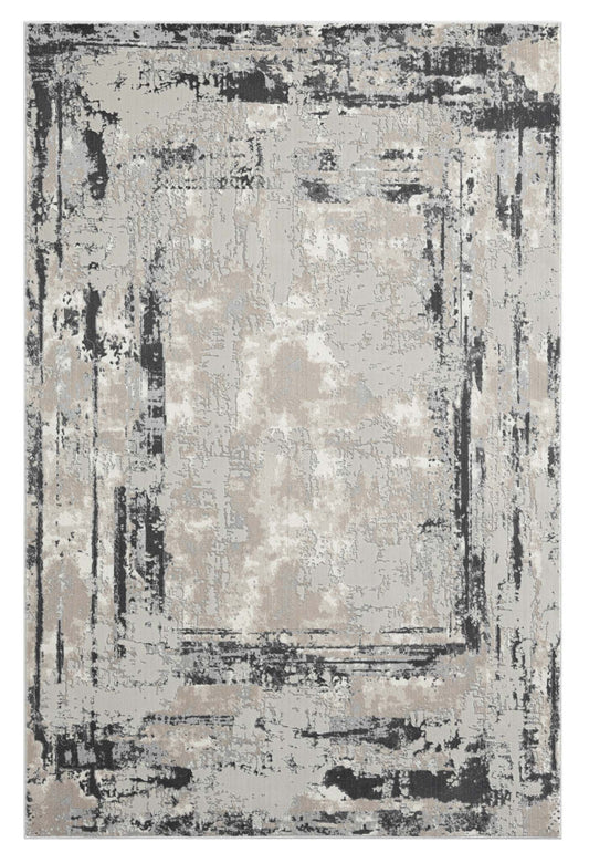 Classic Modern 4006 Grey-This exquisite collection is luxuriously crafted with a fine, soft pile made from polyester and polypropylene, and has a cotton base for extra comfort. The versatile designs in this elegant collection are woven into a multi-textur