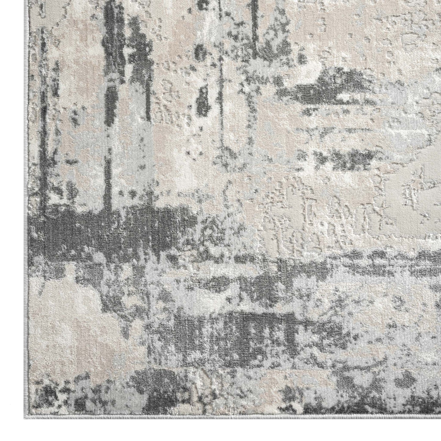 Classic Modern 4006 Grey Hallway Runner-This exquisite collection is luxuriously crafted with a fine, soft pile made from polyester and polypropylene, and has a cotton base for extra comfort. The versatile designs in this elegant collection are woven into