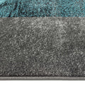 Geo Elegance 444 Blue Hallway Runner