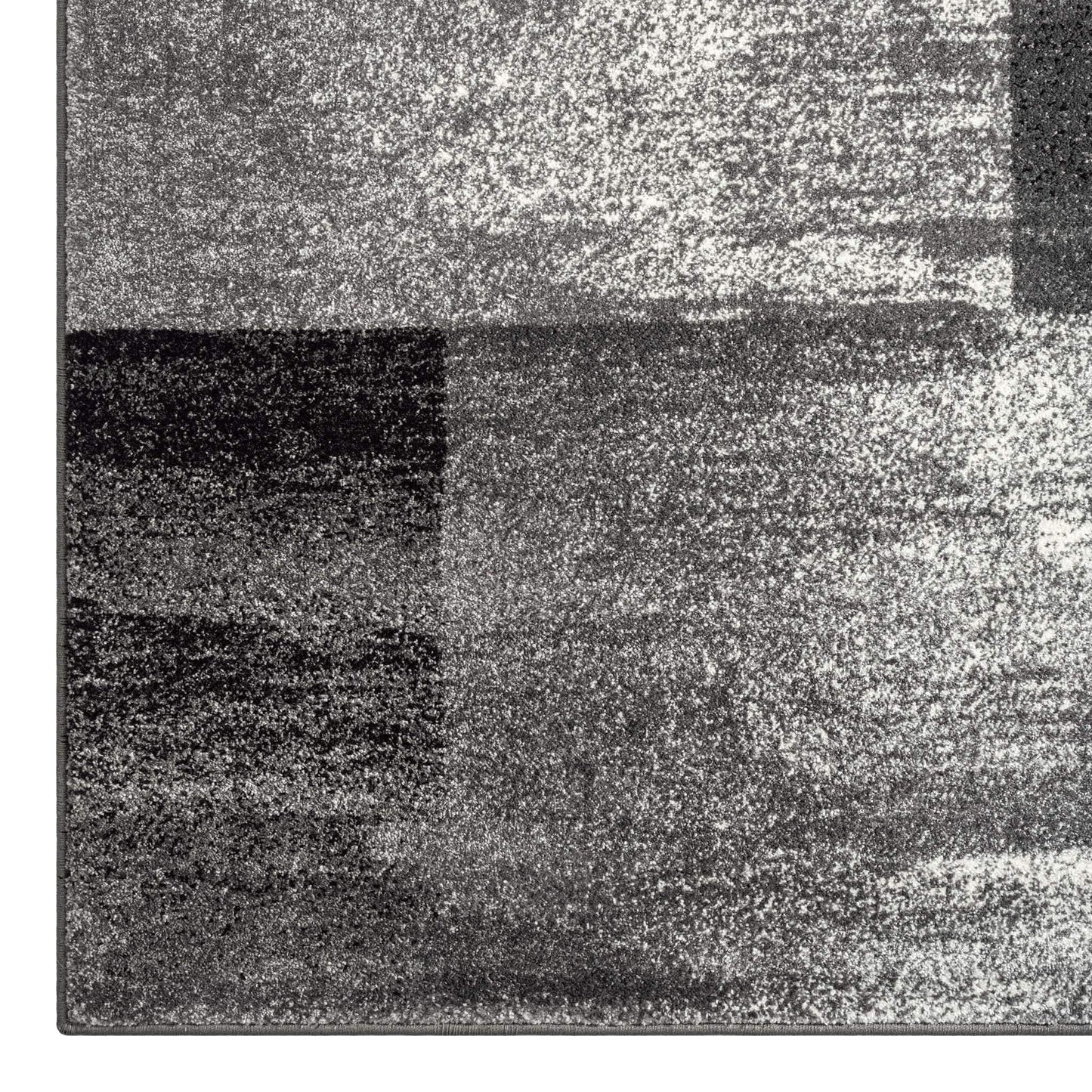 Geo Elegance 444 Grey-This thick and dense, heavy-duty collection has a durable construction and is power loomed in Turkey from heat-set polypropylene with shed-resistant and anti-static properties. Its modern, abstract designs are woven into stain-hiding