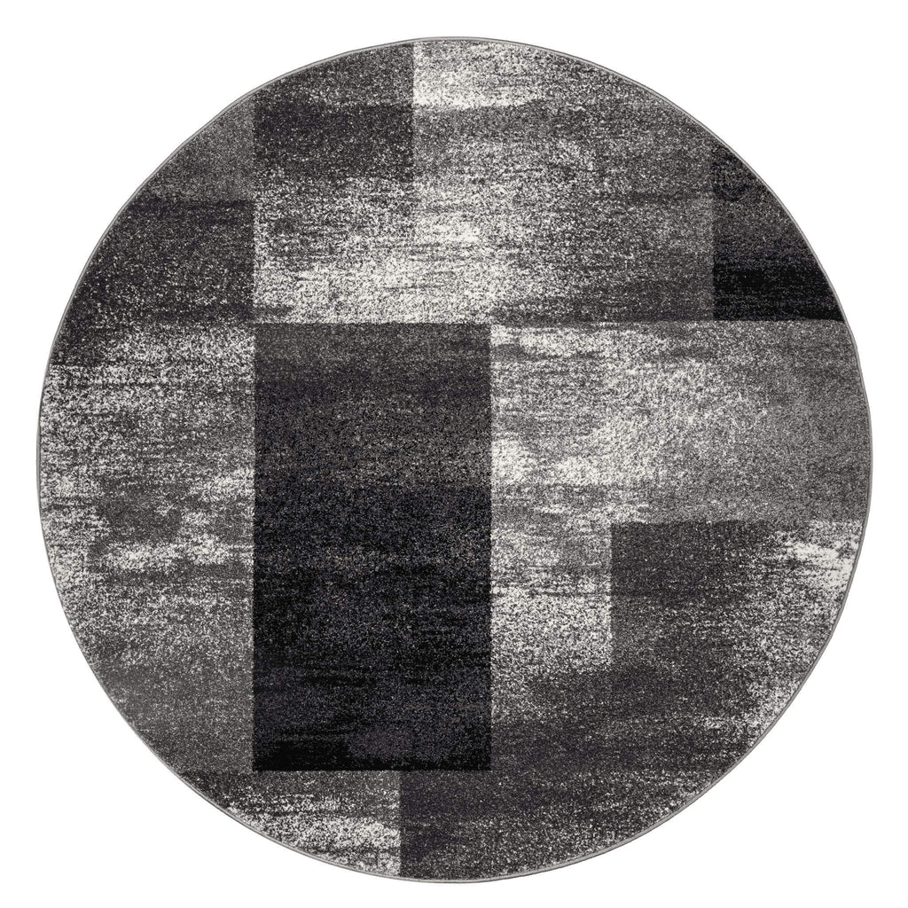 Geo Elegance 444 Grey Round