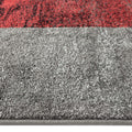 Geo Elegance 444 Red Hallway Runner