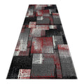 Geo Elegance 754 Red Hallway Runner