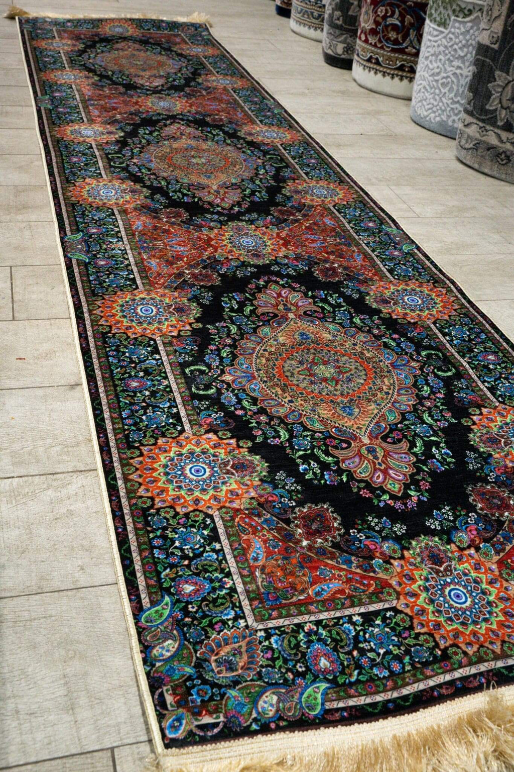 Hallway Runner Black-G