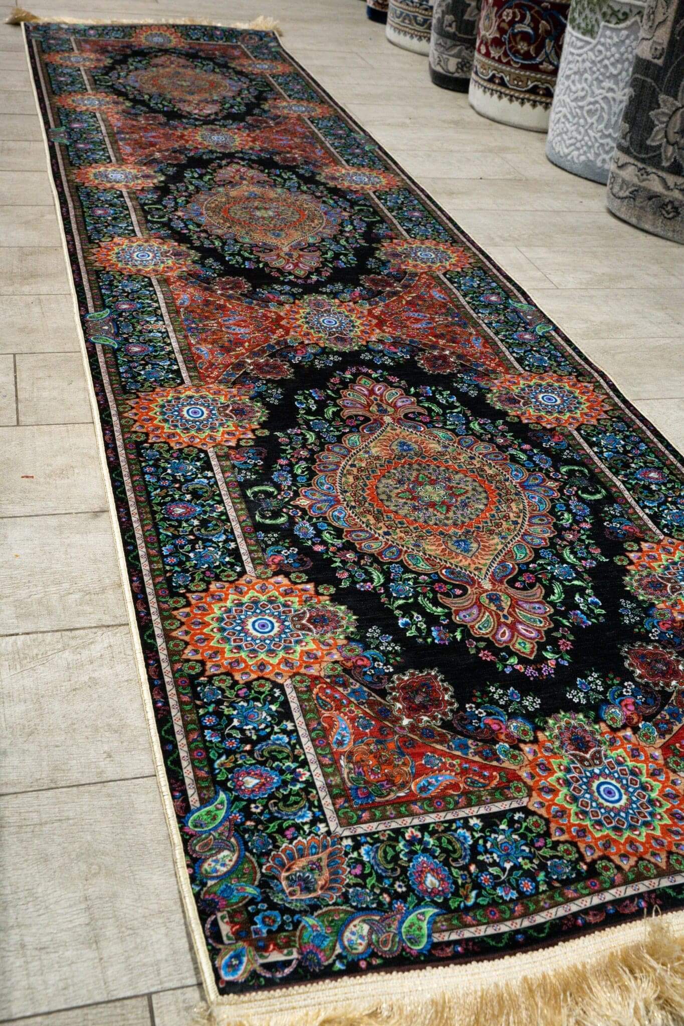 Hallway Runner Black-G