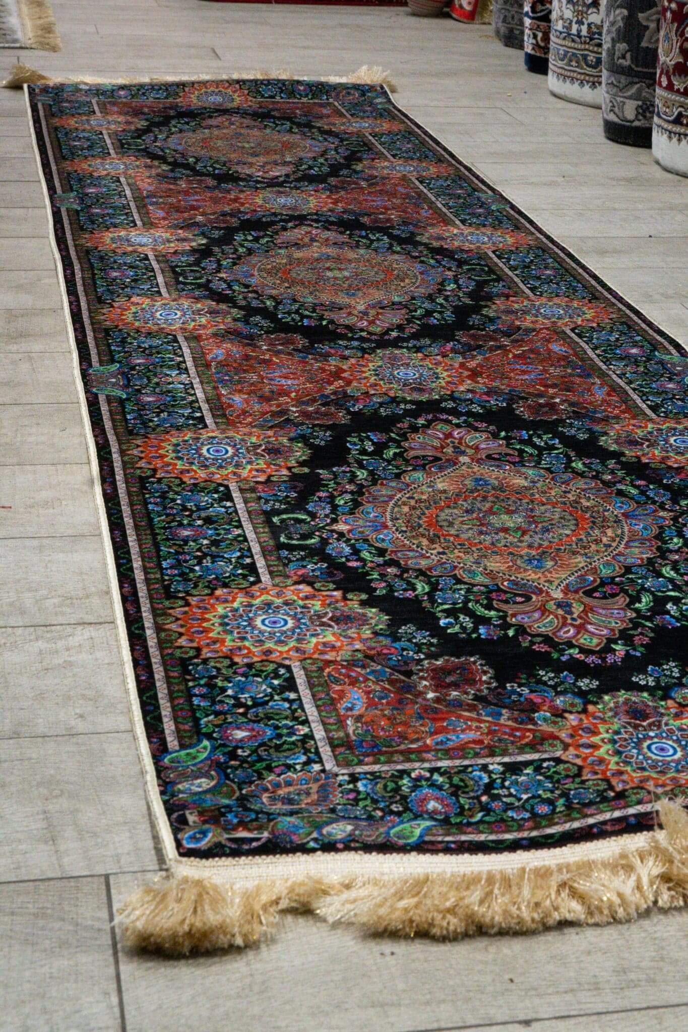 Hallway Runner Black-G