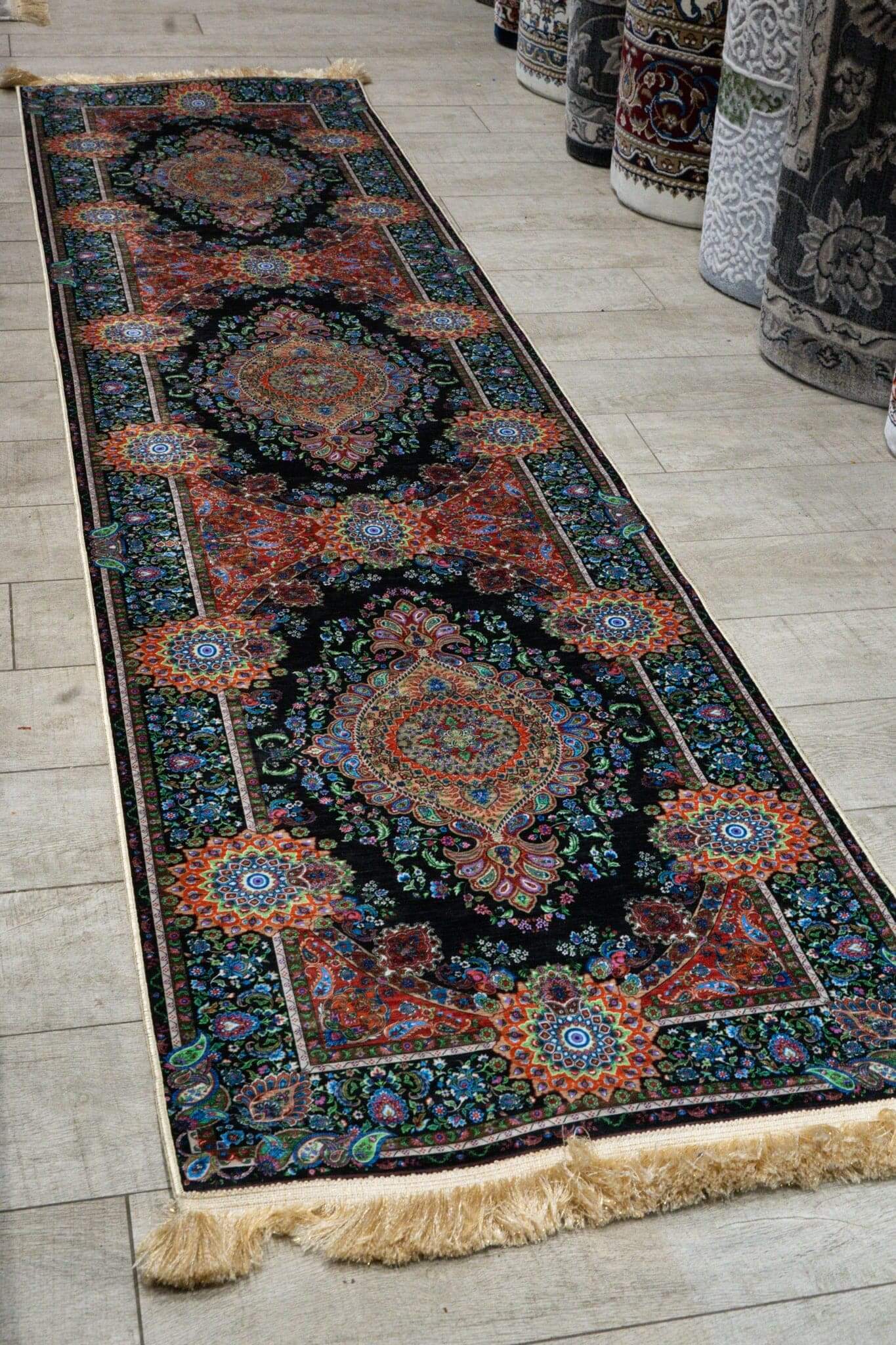 Hallway Runner Black-G