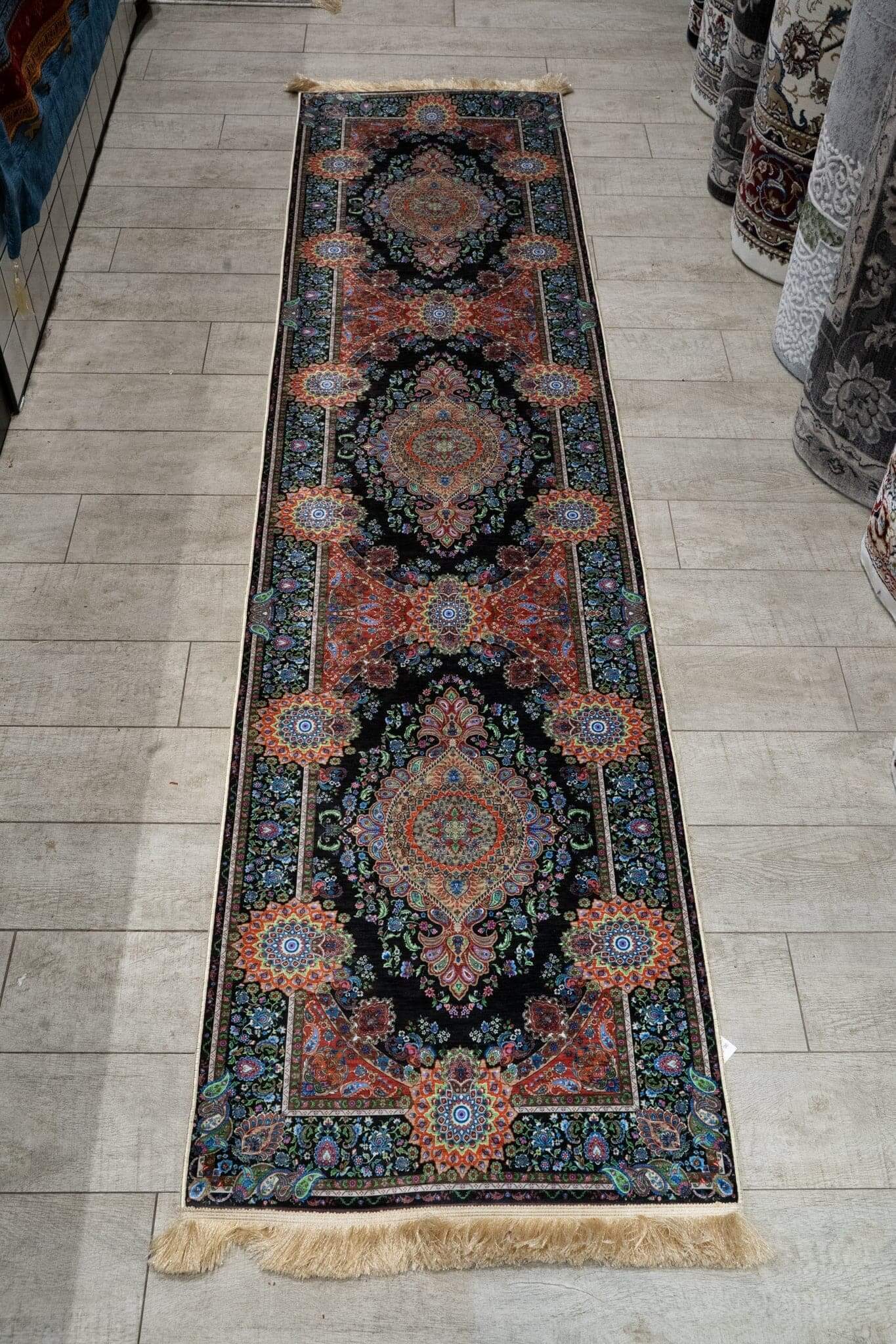 Hallway Runner Black-G