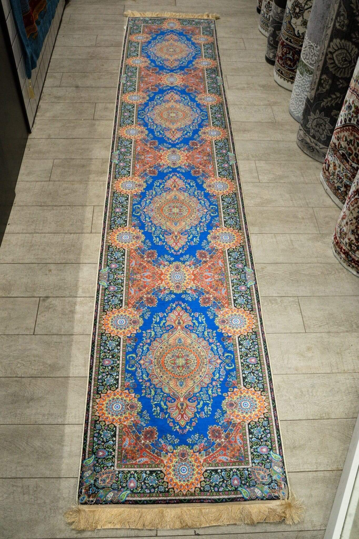 Hallway Runner Blue-G