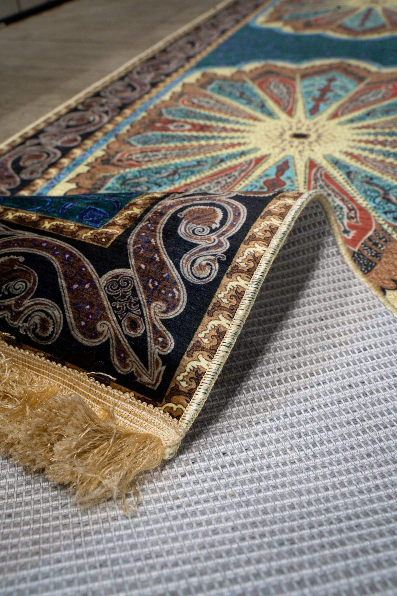 Hallway Runner Green-B