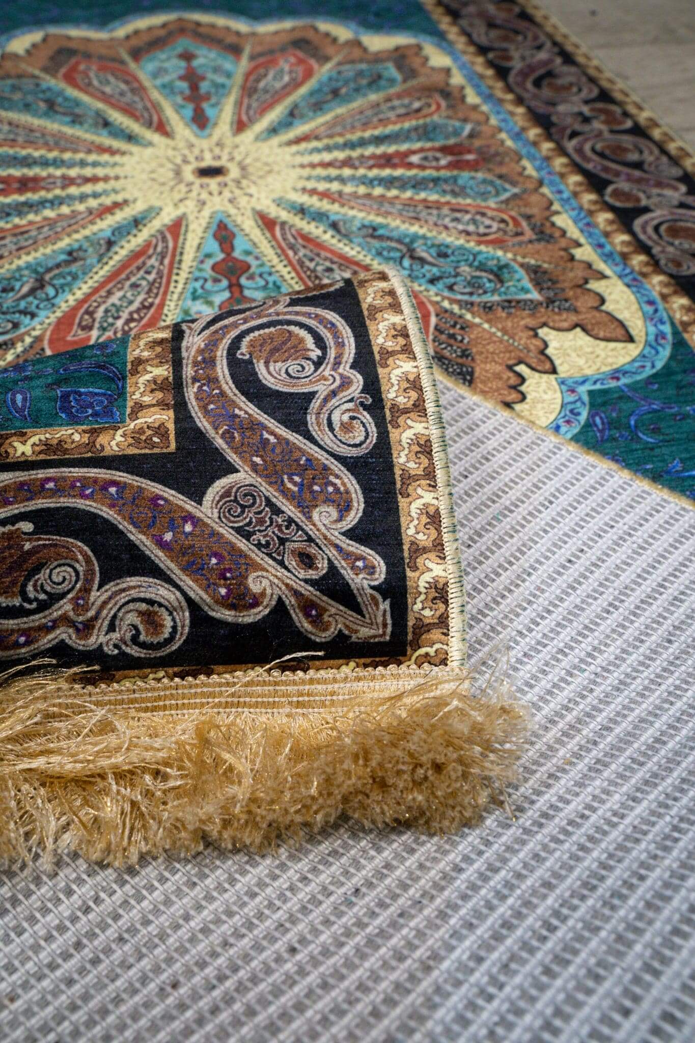 Hallway Runner Green-B