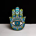 Hamsa Hand Coaster - Green