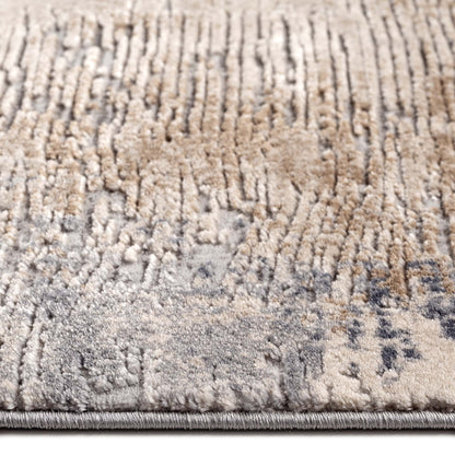 Istanbul Elegance 177 Grey-This ultra-modern collection consists of highly popular designs and colours sculpted into a textured pile made from heat-set polyester and polypropylene. The pastel tones and indistinct patterns used in these rugs make them suit